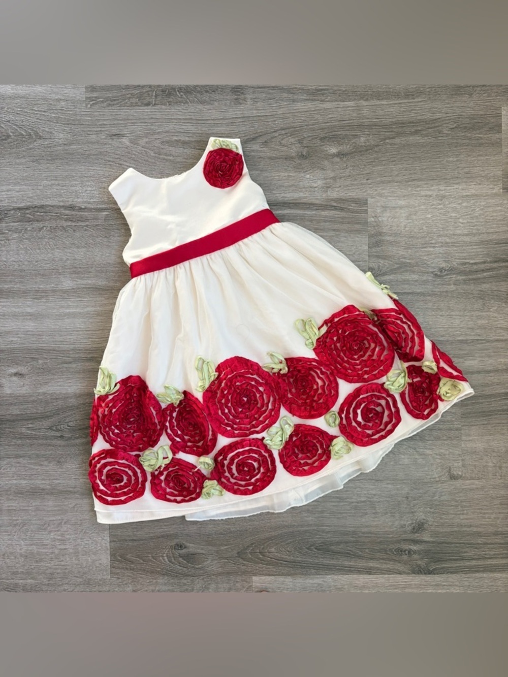 American Princess floral print toddler girls dress